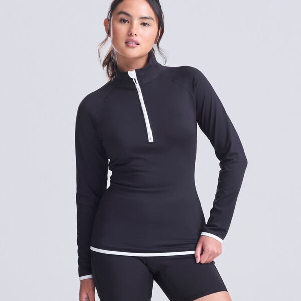 Women's cool ½ zip sweatshirt Thumbnail