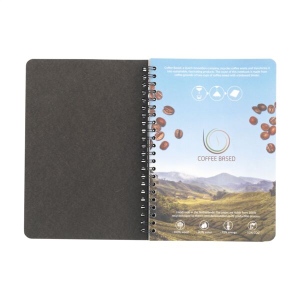 Coffee Paper Notebook Wire-O A5 Thumbnail