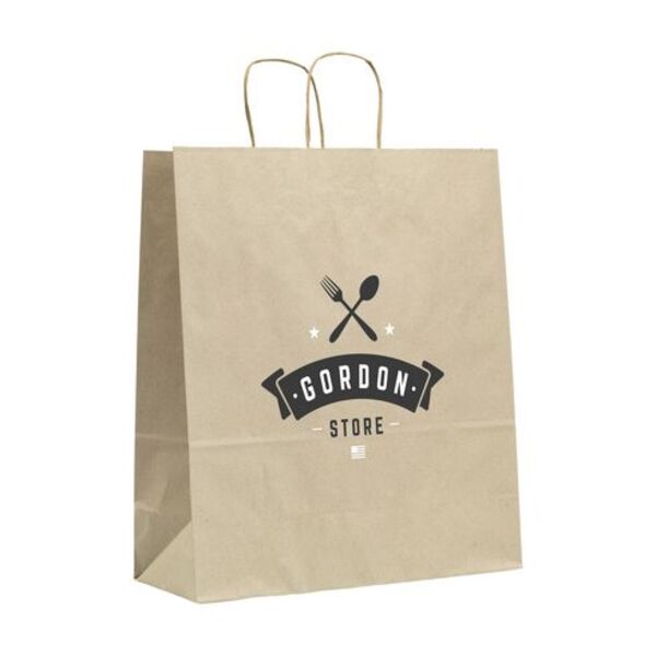 Leaf It Bag Wide recycled grass paper (90 g/m²) L Thumbnail