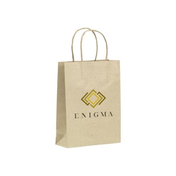 Leaf It Bag recycled grass paper (120 g/m²) M Thumbnail