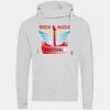 Cross neck hoodie Thumbnail